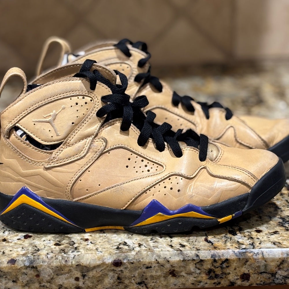 Big Kid's Jordan 7 Retro SE "Afrobeats" Vachetta Tn/Bk-Taxi